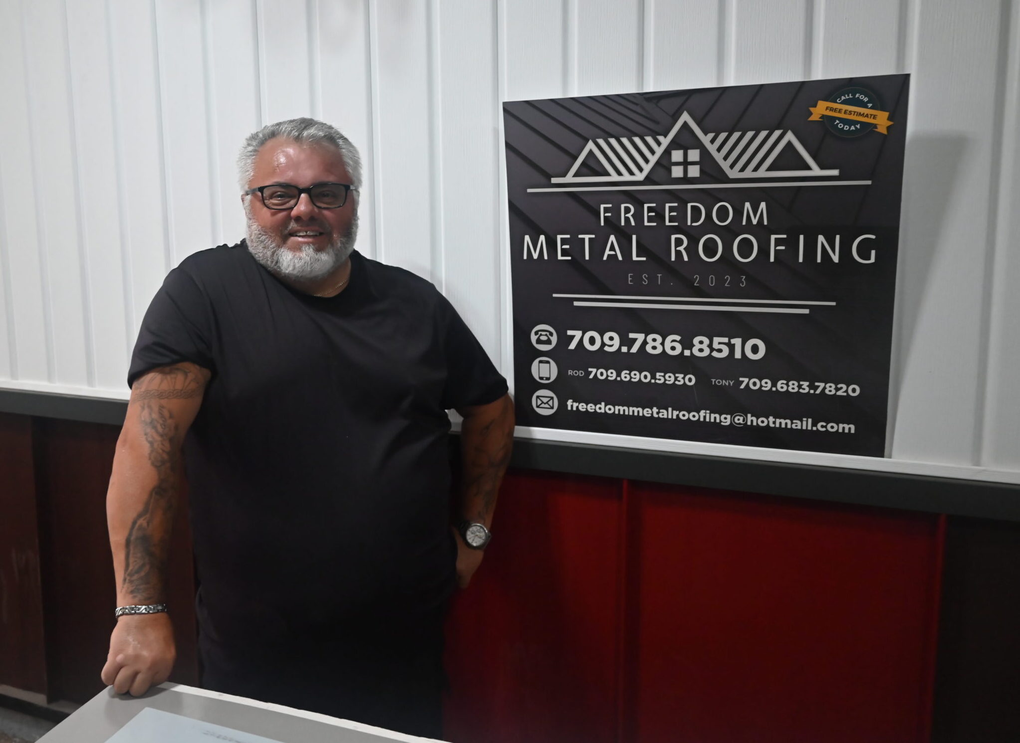 Rod Porter, Founder & CEO of Freedom Metal Roofing NL
